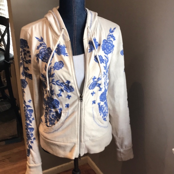 Free People Jackets & Blazers - Free People Embroidered Hoodie